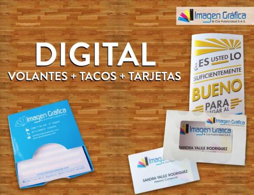 Tacos, Tarjetas y volantes